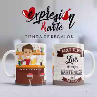 vectores plantilas PROFESIONES,BARTENDER,